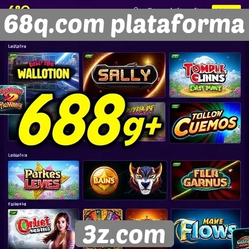 Experiência do usuário no site 68q.com de jogos