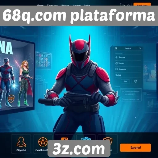 Análise da interface do usuário da plataforma 68q.com